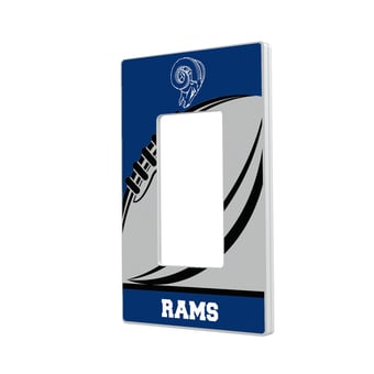 Los Angeles Rams Passtime Design Single Rocker Lightswitch Plate