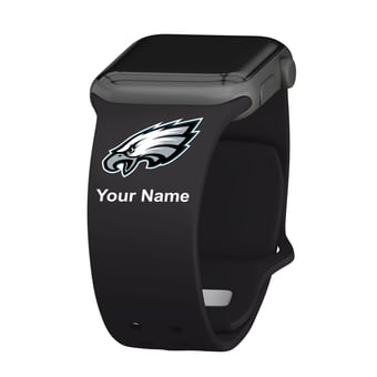 Philadelphia Eagles 42/44/45mm Personalized Silicone Apple Watch Band