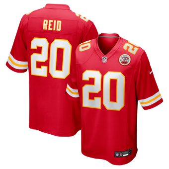 Men's Nike Justin Reid Red Kansas City Chiefs Game Jersey