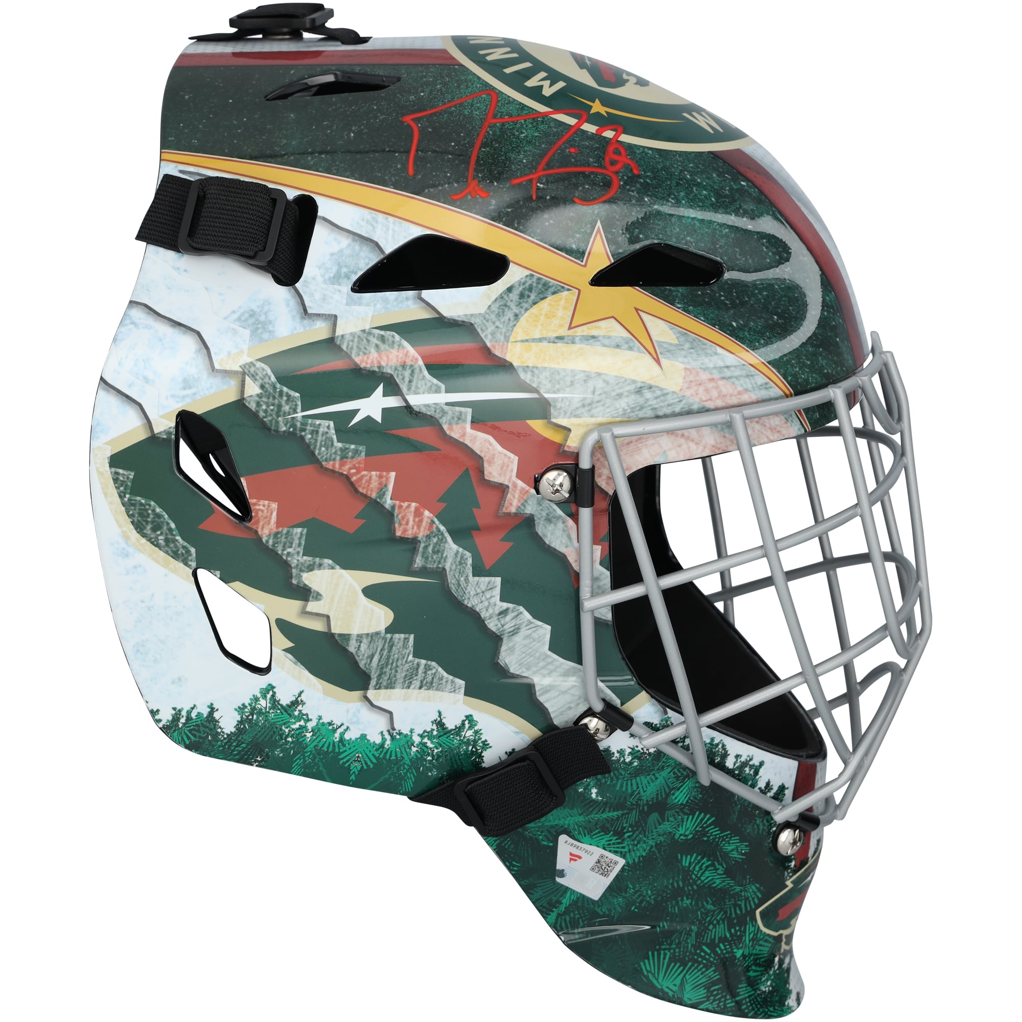 Marc-Andre Fleury Minnesota Wild Autographed Replica Full-Size Goalie Mask