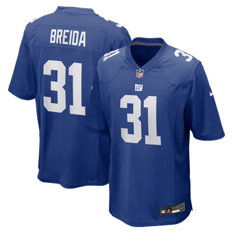 Men's Nike Matt Breida Royal New York Giants Game Jersey