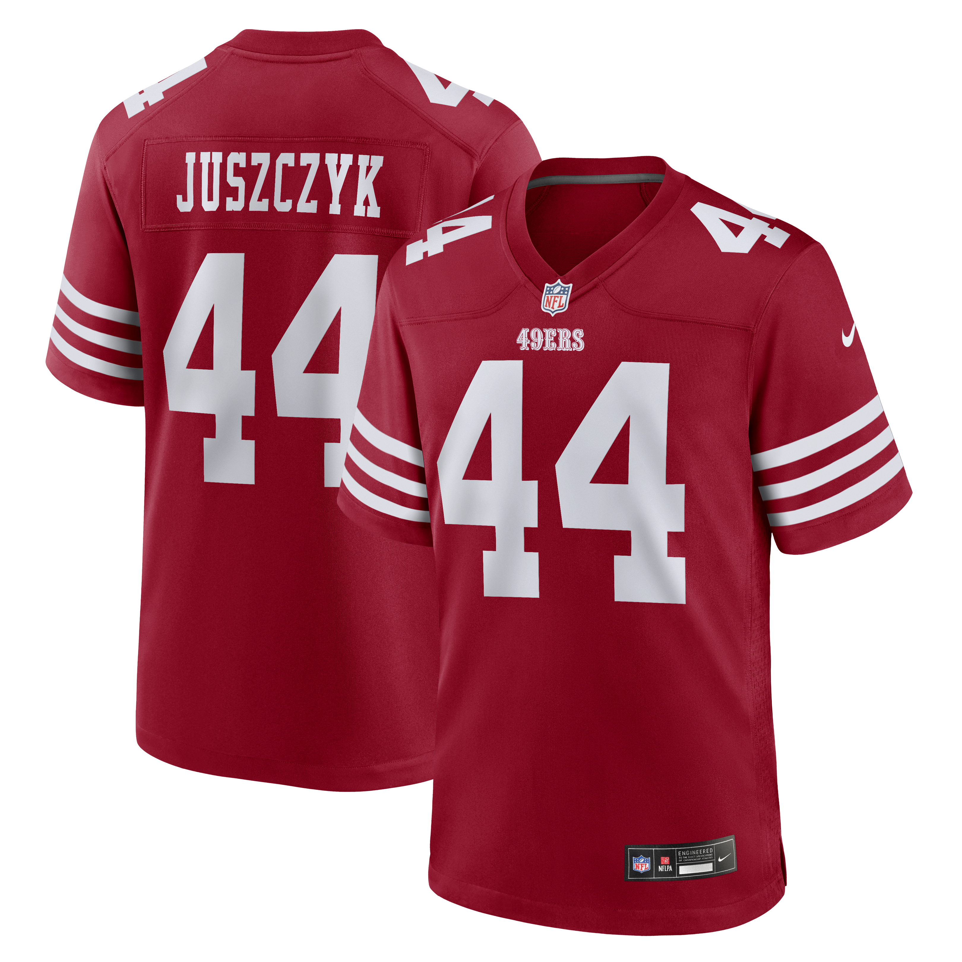 Men's Nike Kyle Juszczyk Scarlet San Francisco 49ers Player Game Jersey