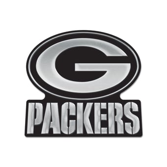 WinCraft Green Bay Packers Chrome Auto Emblem
