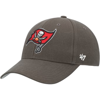 Men's '47 Graphite Tampa Bay Buccaneers MVP Adjustable Hat