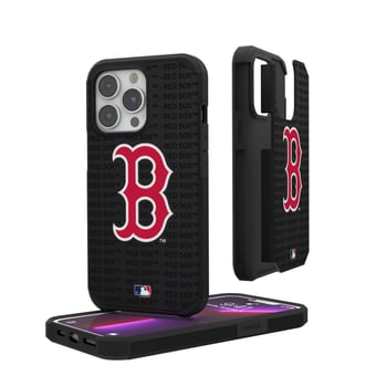 Boston Red Sox iPhone Text Backdrop Rugged Case