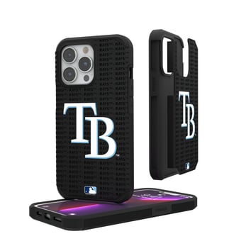 Tampa Bay Rays iPhone Text Backdrop Rugged Case