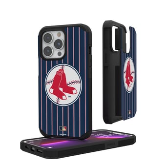 Boston Red Sox Pinstripe Cooperstown Design iPhone Rugged Case