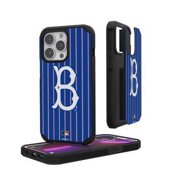 Los Angeles Dodgers iPhone Pinstripe Cooperstown Design Rugged Case