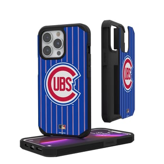Chicago Cubs Pinstripe Cooperstown Design iPhone Rugged Case