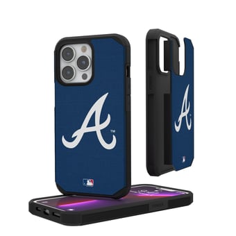Atlanta Braves iPhone Solid Design Rugged Case