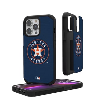 Houston Astros iPhone Solid Design Rugged Case