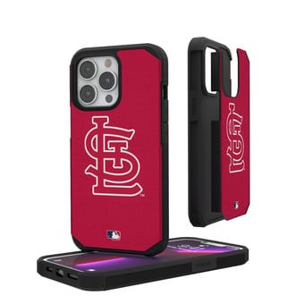 St. Louis Cardinals iPhone Solid Design Rugged Case