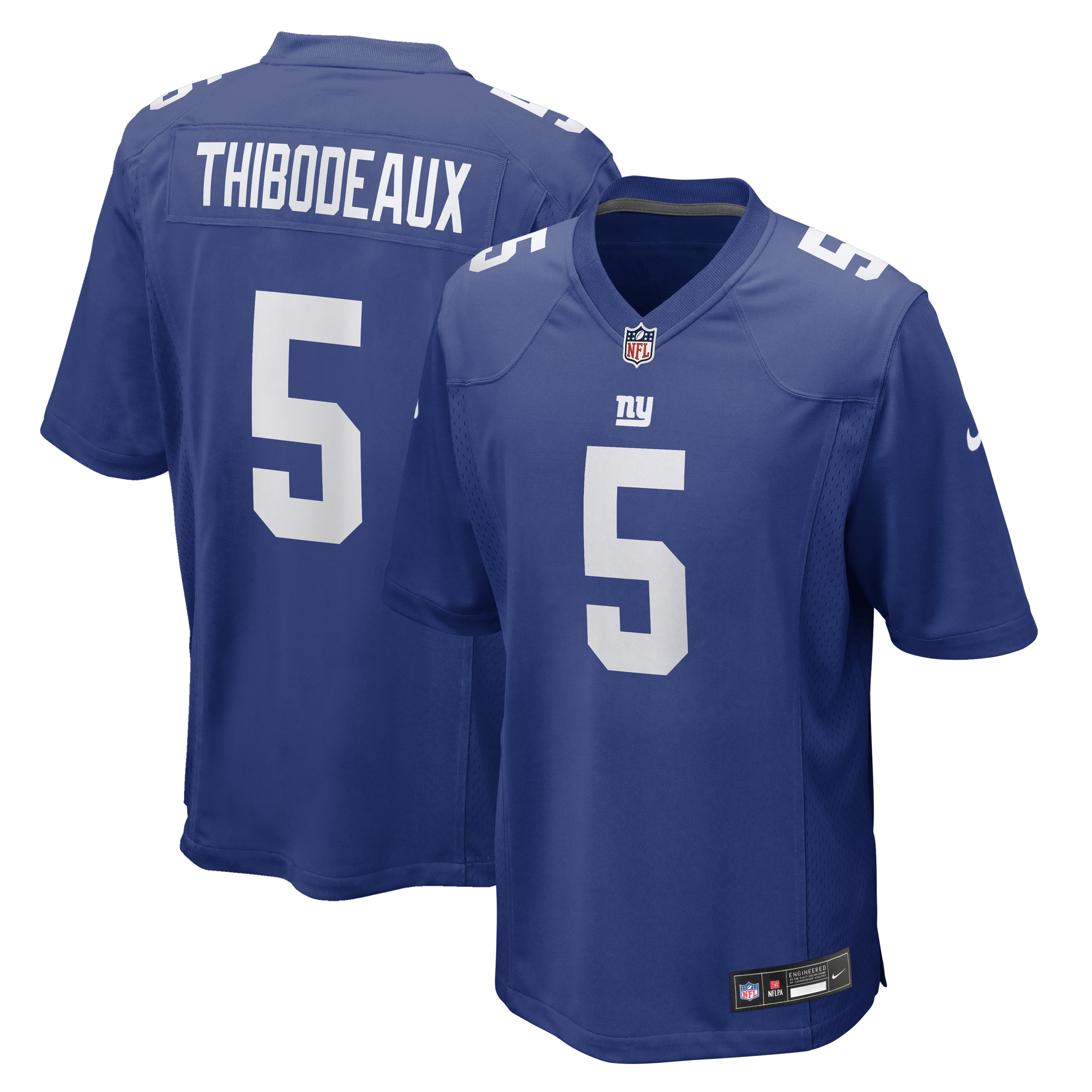Men's Nike Kayvon Thibodeaux Royal New York Giants Player Game Jersey