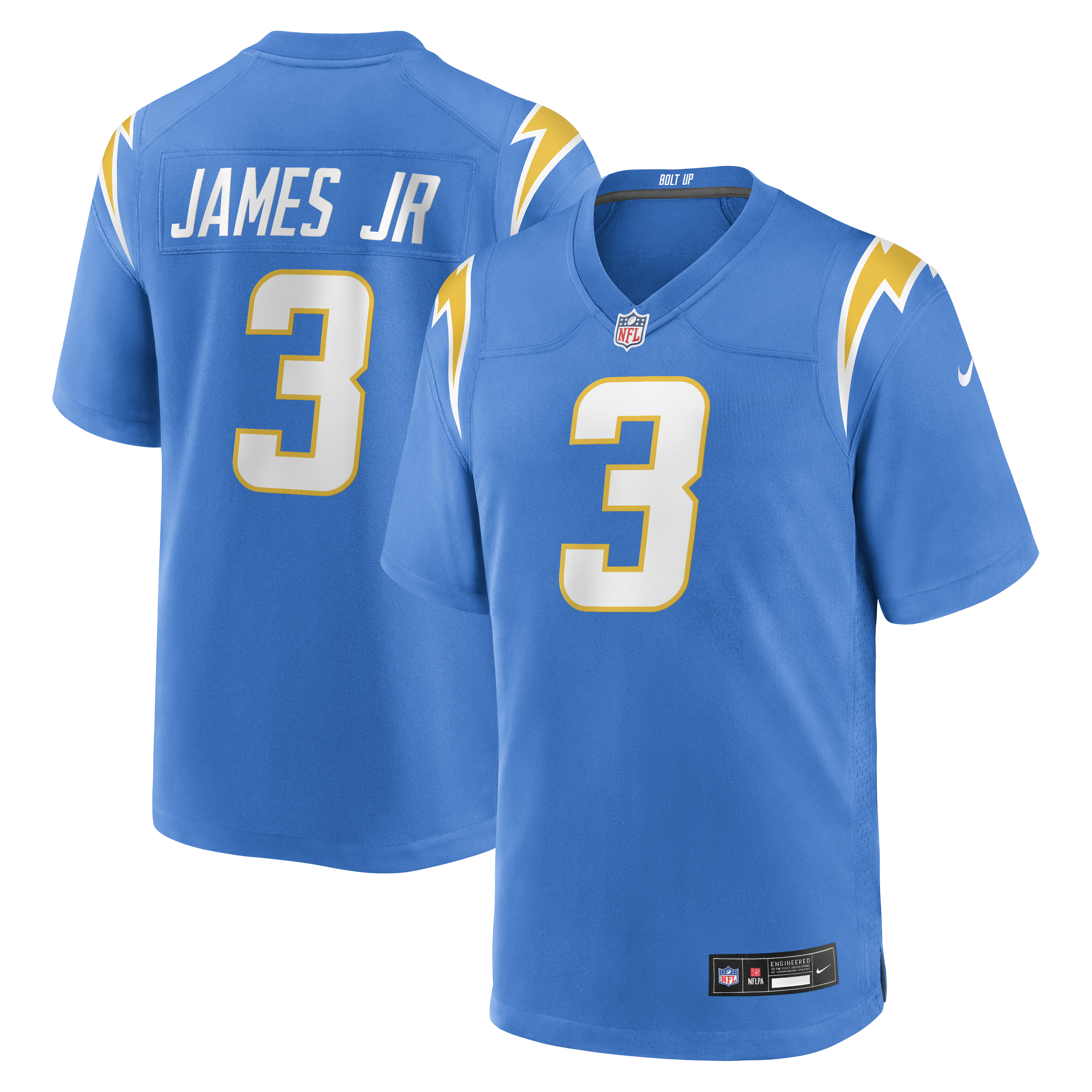 Men's Nike Derwin James Jr. Powder Blue Los Angeles Chargers Game Jersey