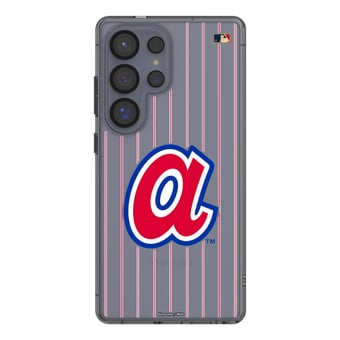Atlanta Braves 1972-1980 Cooperstown Pinstripe Galaxy Clear Case