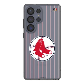Boston Red Sox 1970-1975 Cooperstown Pinstripe Galaxy Clear Case