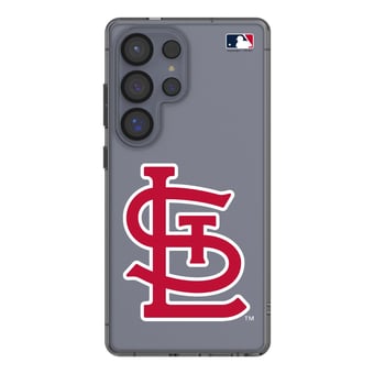 St. Louis Cardinals Galaxy Text Backdrop Clear Case