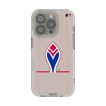 Atlanta Braves 1972-1975 Cooperstown Pinstripe iPhone Clear Case