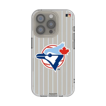 Toronto Blue Jays 1977-1988 Cooperstown Pinstripe iPhone Clear Case