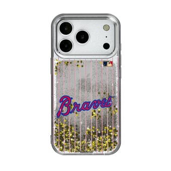 Atlanta Braves 2012 Cooperstown Pinstripe iPhone Glitter Case