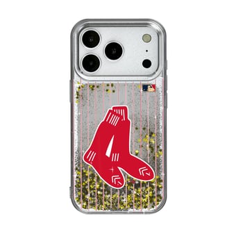 Boston Red Sox 1924-1960 Cooperstown Pinstripe iPhone Glitter Case