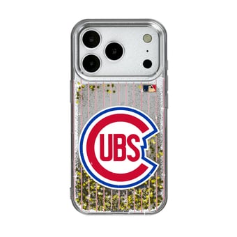 Chicago Cubs 1948-1956 Cooperstown Pinstripe iPhone Glitter Case