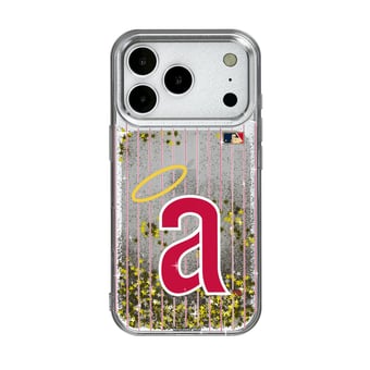 Los Angeles Angels 1971 Cooperstown Pinstripe iPhone Glitter Case