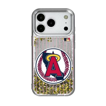 Los Angeles Angels 1986-1992 Cooperstown Pinstripe iPhone Glitter Case