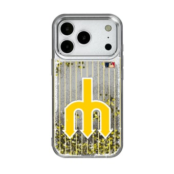 Seattle Mariners 1977-1980 Cooperstown Pinstripe iPhone Glitter Case