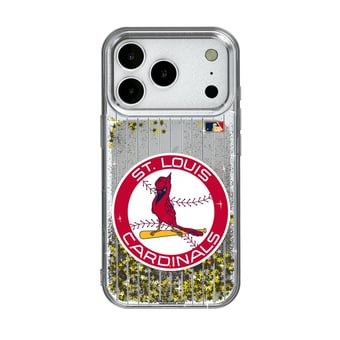 St. Louis Cardinals 1966-1997 Cooperstown Pinstripe iPhone Glitter Case