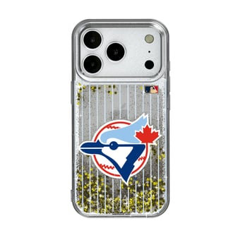 Toronto Blue Jays 1977-1988 Cooperstown Pinstripe iPhone Glitter Case