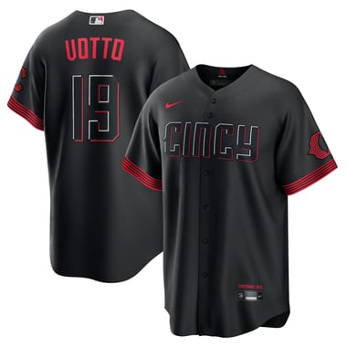 Men's Nike Joey Votto Black Cincinnati Reds 2023 City Connect Replica Player Jersey
