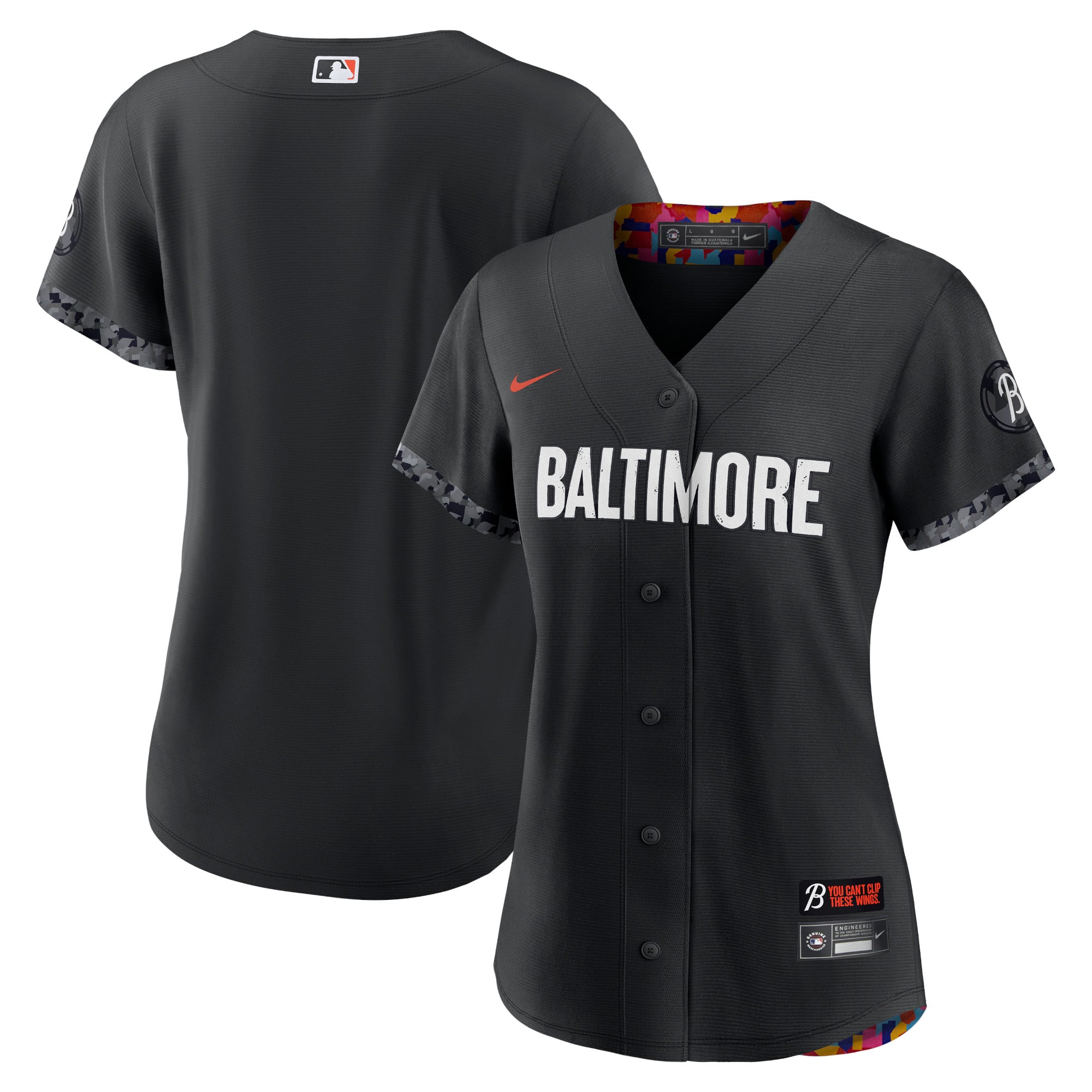 Women's Nike Black Baltimore Orioles City Connect Replica Jersey