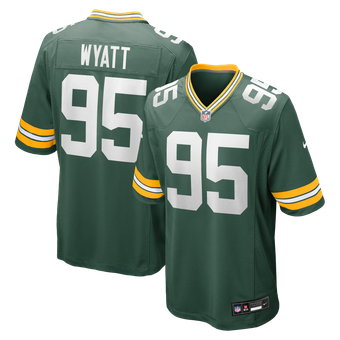 Men's Nike Devonte Wyatt Green Green Bay Packers Player Game Jersey