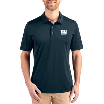 Men's Cutter & Buck Navy New York Giants Prospect Textured Stretch Polo
