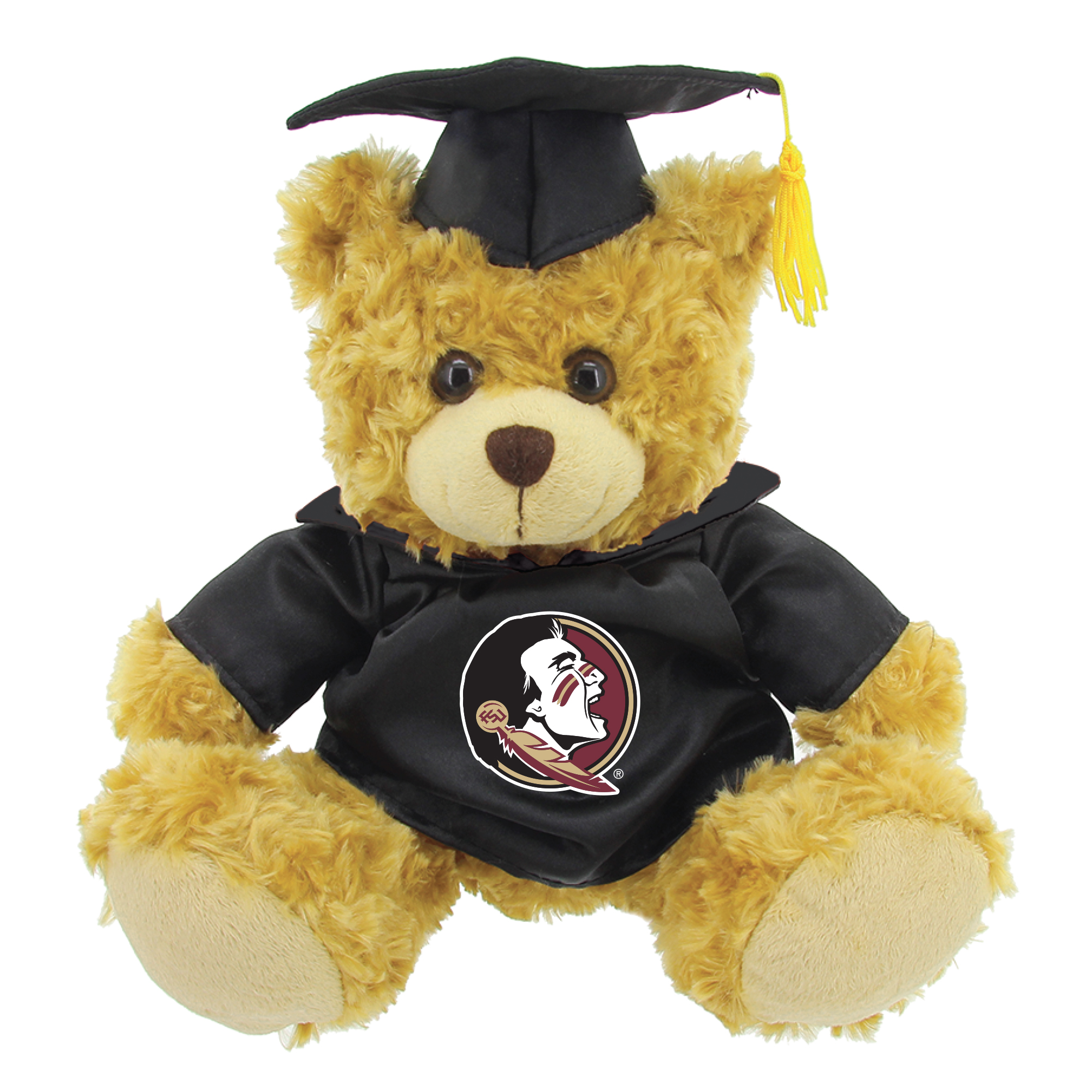 Garnet/Brown Florida State Seminoles 12'' Graduation Plush Bear