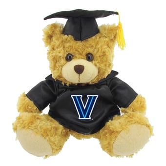 Navy/Brown Villanova Wildcats 12'' Graduation Plush Bear