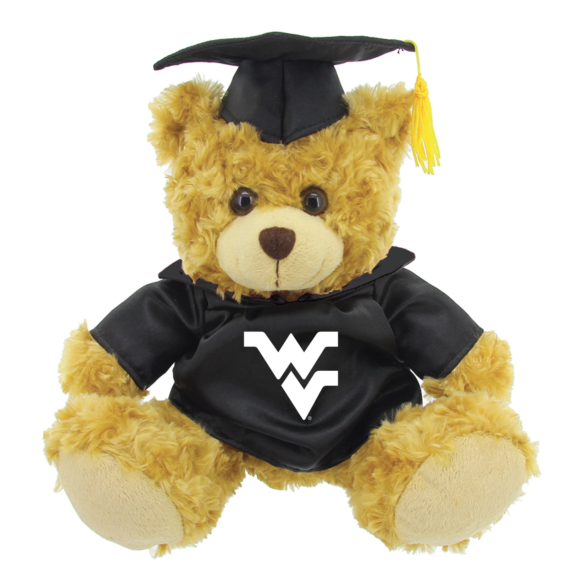Navy/Brown West Virginia Mountaineers 12'' Graduation Plush Bear
