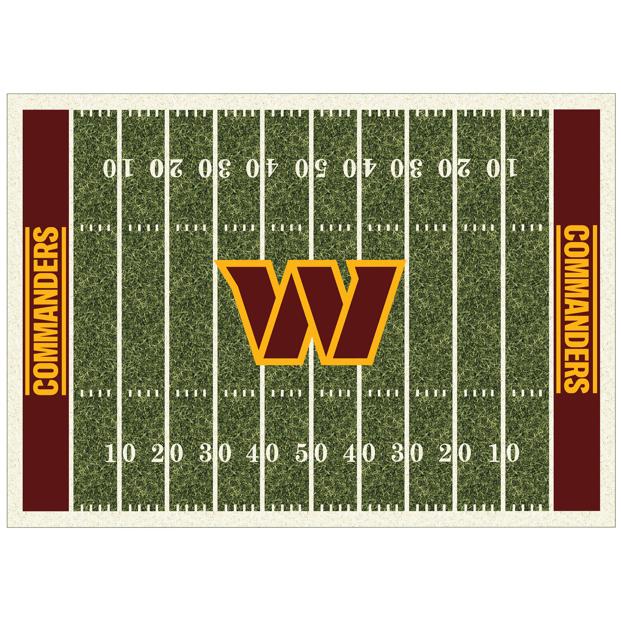 Imperial Washington Commanders 7'8'' x 10'9'' Home Field Rug