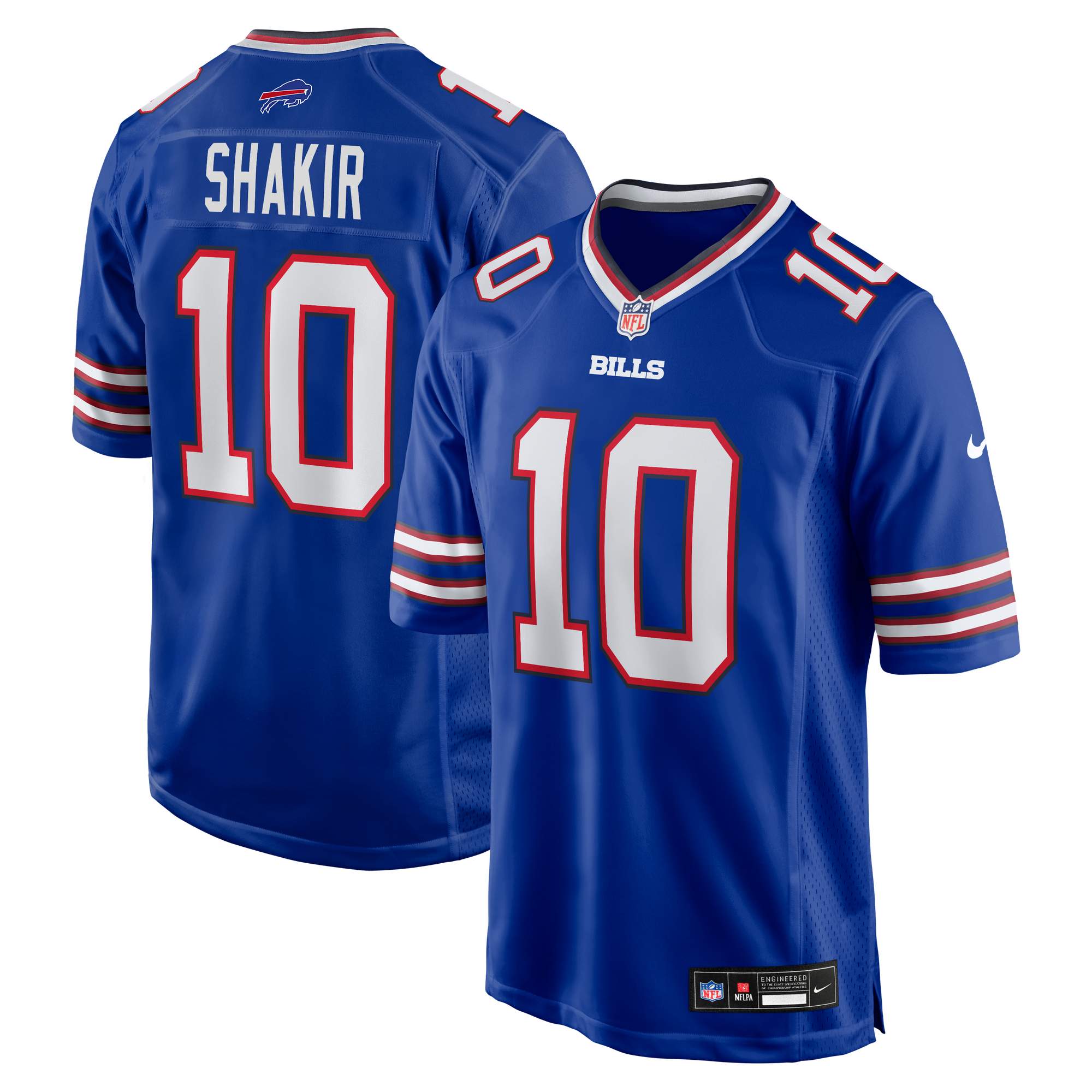 Men's Nike Khalil Shakir Royal Buffalo Bills Game Jersey