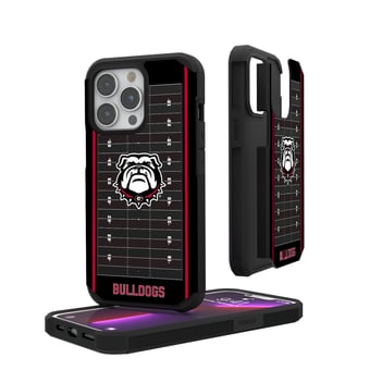 Georgia Bulldogs Logo Field iPhone Rugged Case