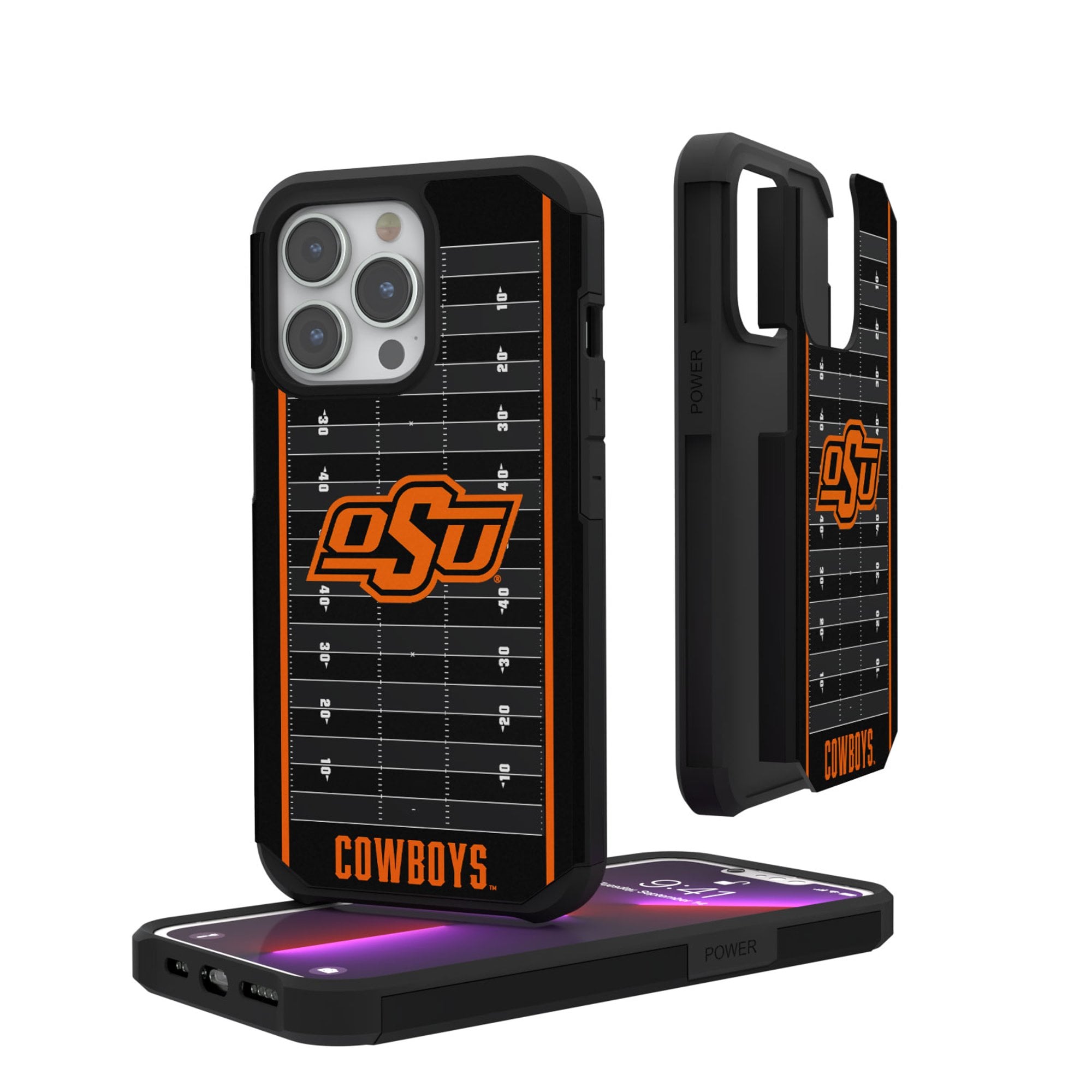 Oklahoma State Cowboys Field iPhone Rugged Case