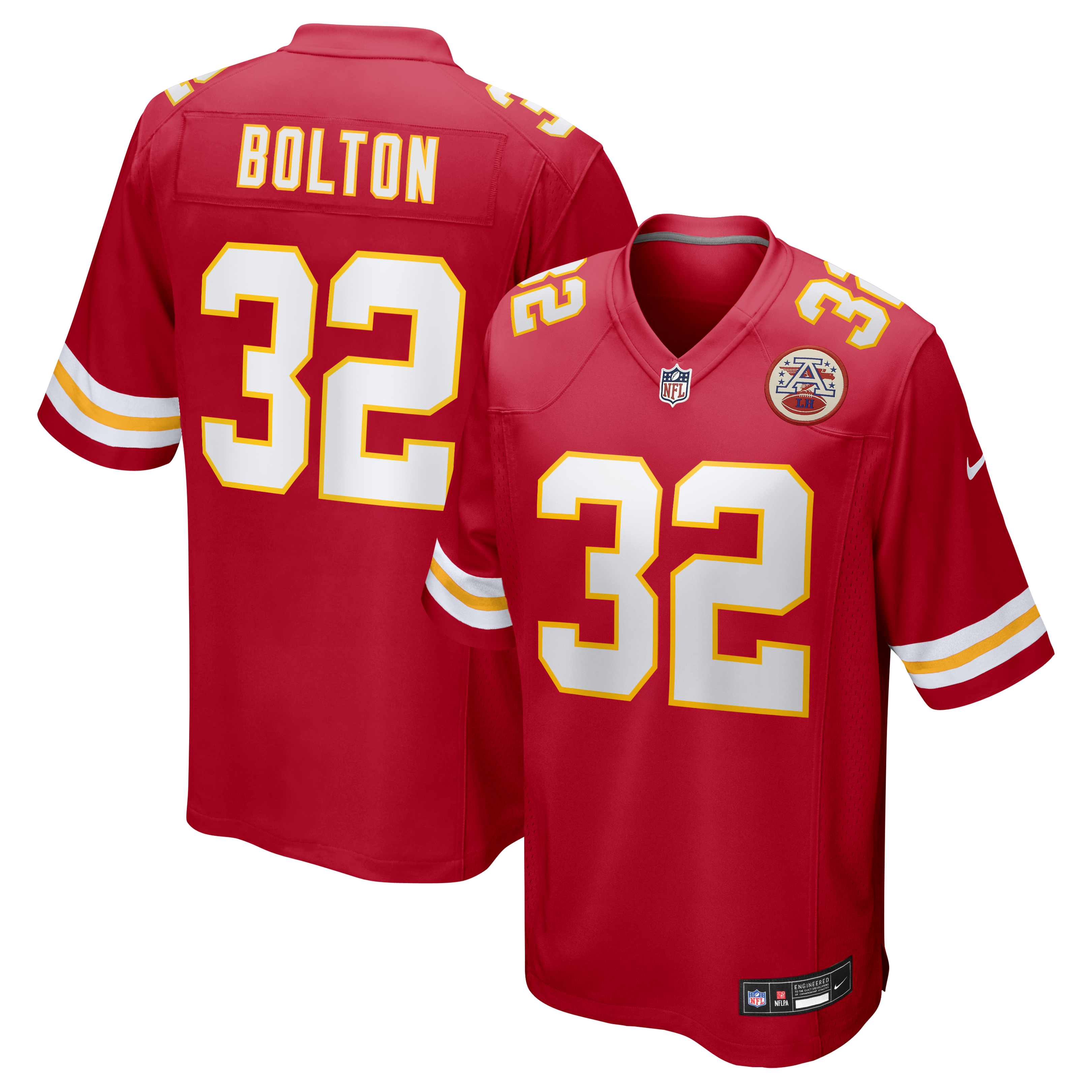 Men's Nike Nick Bolton Red Kansas City Chiefs Game Jersey