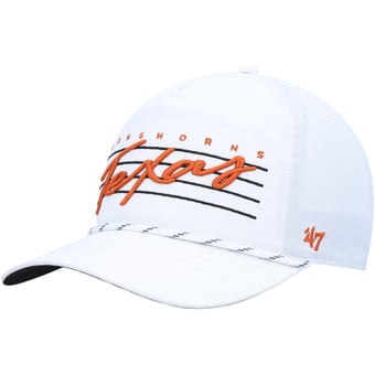 Men's '47  White Texas Longhorns Downburst Hitch Trucker Adjustable Hat