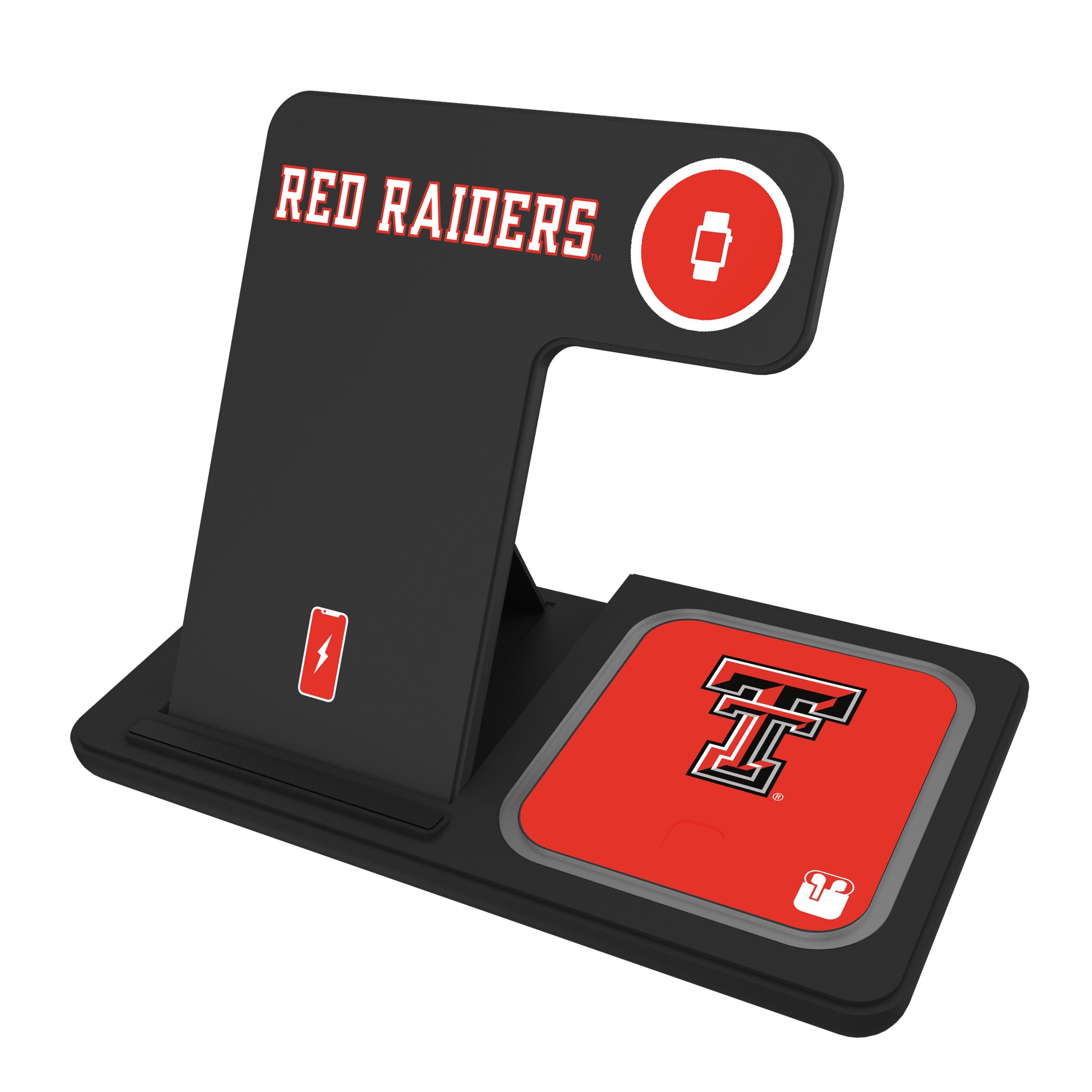 Keyscaper Texas Tech Red Raiders 3-In-1 Wireless Charger