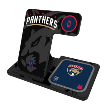 Keyscaper Florida Panthers 3-In-1 Wireless Charger