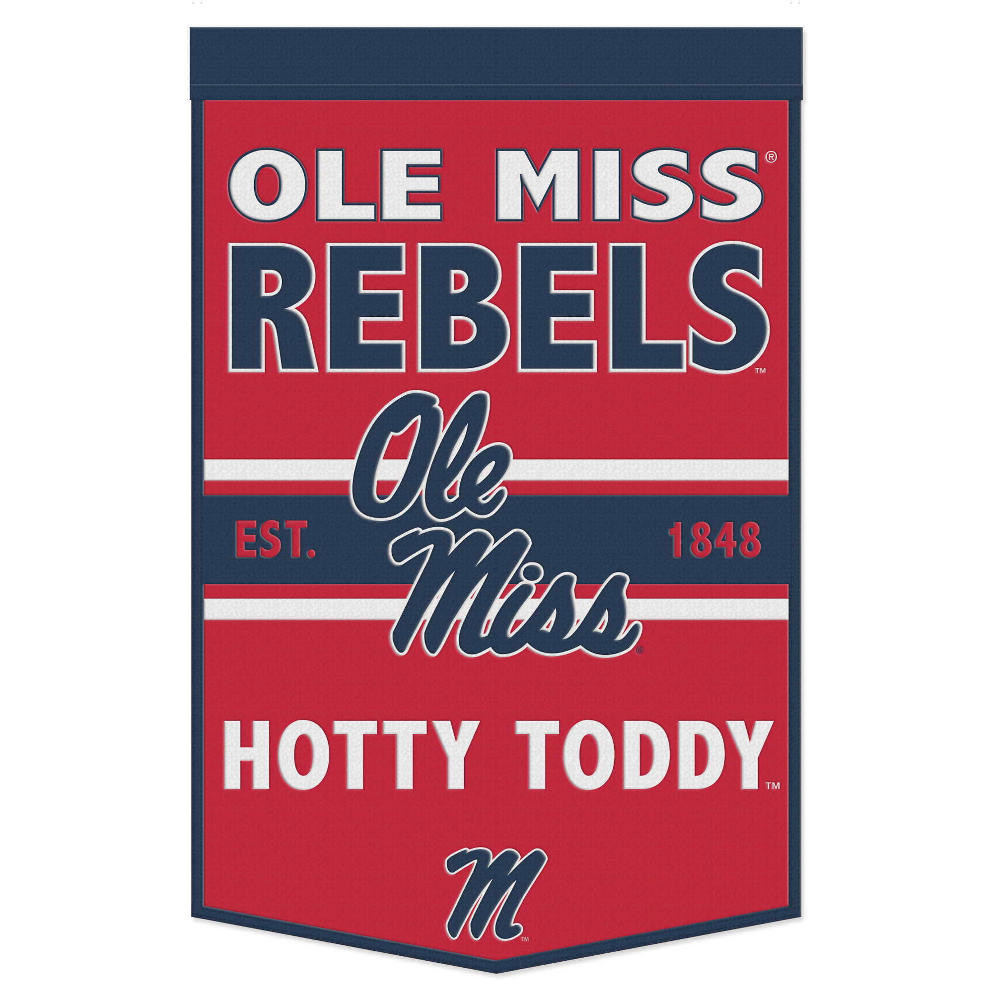 WinCraft Ole Miss Rebels 24″ x 38″ Primary Logo Banner WinCraft Ole Miss Rebels 24″ x 38″ Primary Logo Banner