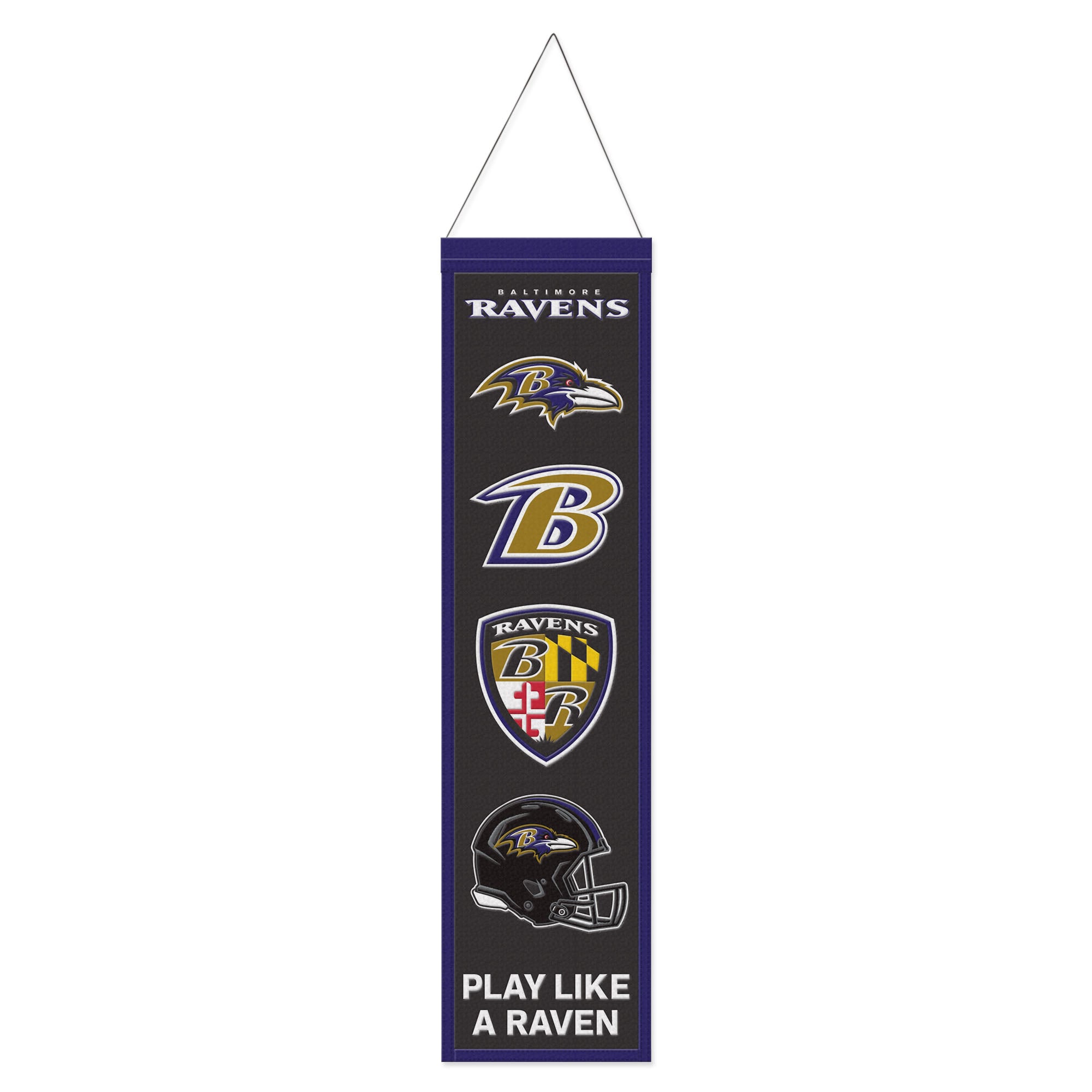WinCraft Baltimore Ravens 8" x 32" Evolution Banner