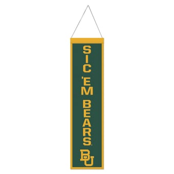 WinCraft Baylor Bears 8" x 32" Slogan Wool Banner
