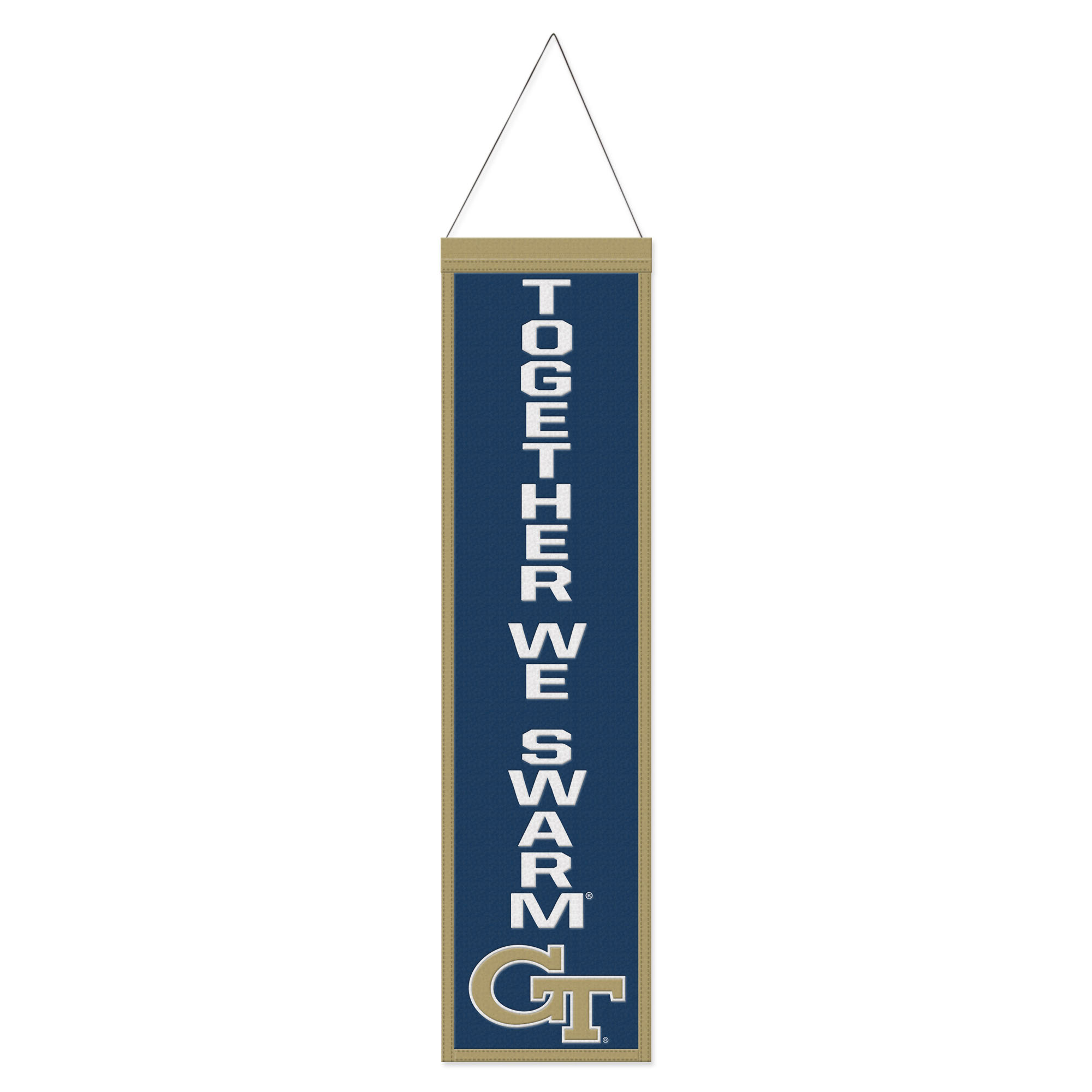 WinCraft Georgia Tech Yellow Jackets 8" x 32" Slogan Wool Banner